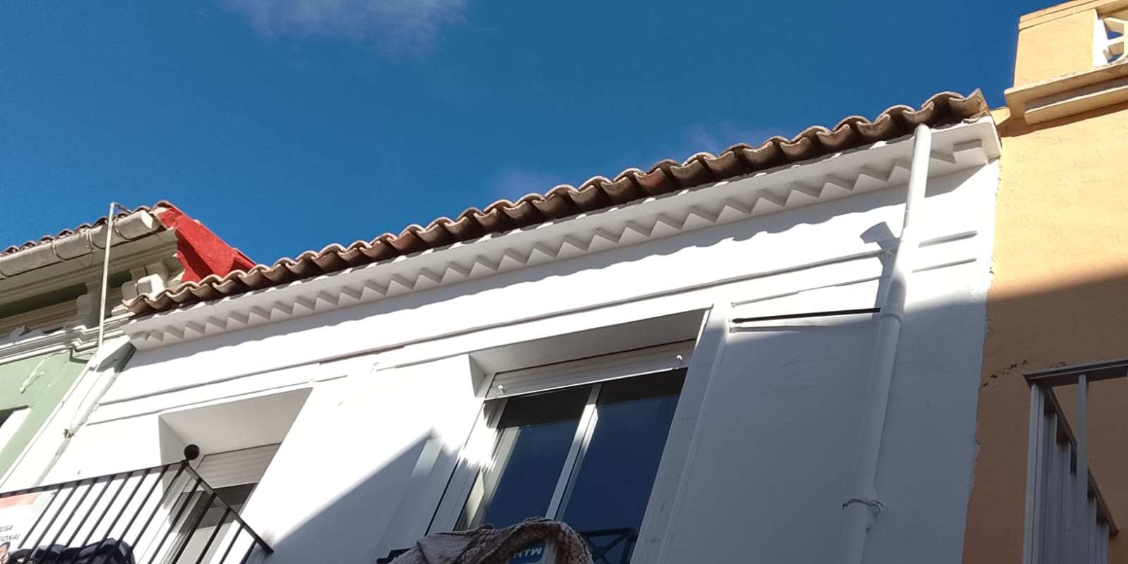 Nueva cubierta con teja en vivienda de Sollana